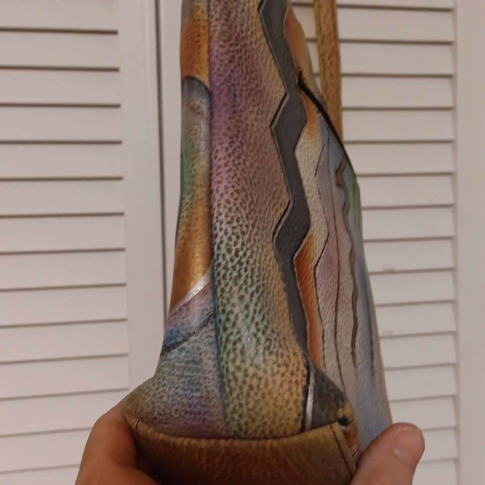 Anuschka Colorful Geometric Purse - Picture 7 of 12